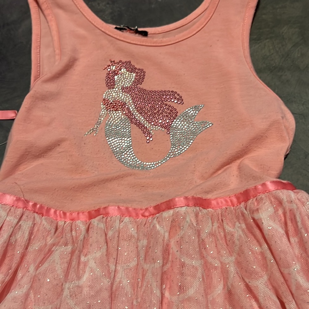 Girls Zunie mermaid dress - Picture 2 of 3